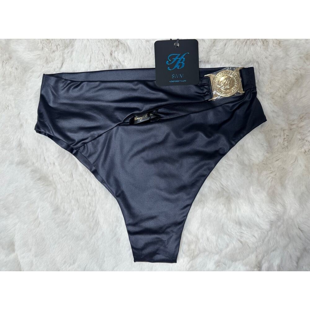 Honey Birdette AUSTIN🖤 2 Piece Swim Set Black XS Top & XS Cheeky Bottom - Picture 8 of 9